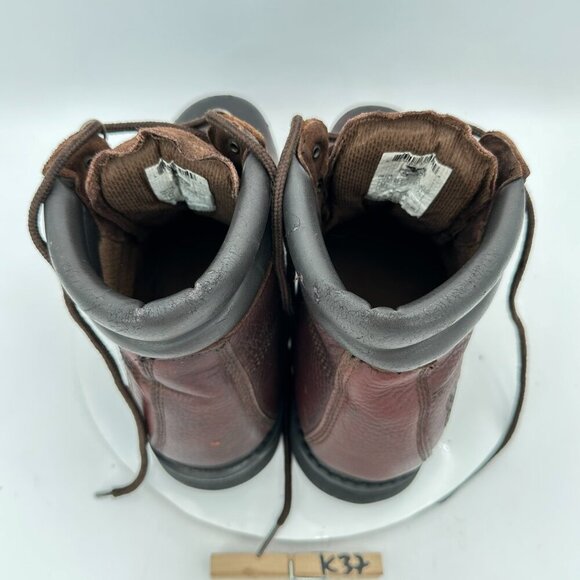 Georgia Boot 6" Men Size 9.5M G6174 Brown Oiler Steel Toe Waterproof Work Boot - Picture 9 of 11